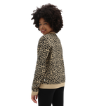 The Vans Girls Girls Leopard Spot Sweatshirt in Taos Taupe