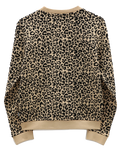 The Vans Girls Girls Leopard Spot Sweatshirt in Taos Taupe