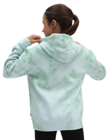 The Vans Girls Girls Good All Round Hoodie in Green Ash Latte Wash