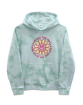 The Vans Girls Girls Good All Round Hoodie in Green Ash Latte Wash