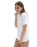 The Vans Womens Lizzie Armanto Off The Wall T-Shirt in White