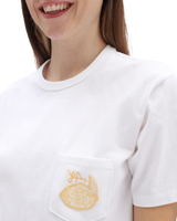 The Vans Womens Lizzie Armanto Off The Wall T-Shirt in White