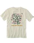 The Vans Mens Sketchy Exit T-Shirt in Antique White