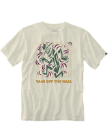 The Vans Mens Sketchy Exit T-Shirt in Antique White