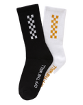 The Vans Womens Girl Gang Crew Socks (2 Pack) in White & Black