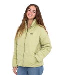 The Vans Womens Foundry Puff MTE Jacket in Winter Pear