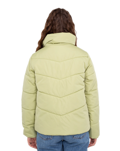 The Vans Womens Foundry Puff MTE Jacket in Winter Pear