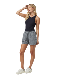 The Vuori Womens Pose Plyo Vest in Black