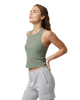 The Vuori Womens Pose Plyo Vest in Pistachio