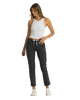 The Vuori Womens Pose Plyo Vest in White Heather Grey