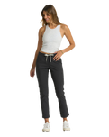 The Vuori Womens Pose Plyo Vest in White Heather Grey