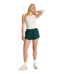 The Vuori Womens Pose Plyo Vest in White Heather Grey