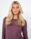 Luxury Crew T-Shirt in Elderberry Heather