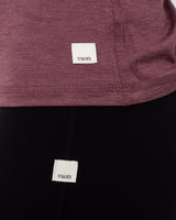 Luxury Crew T-Shirt in Elderberry Heather