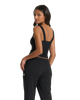 The Vuori Womens Elevation Square Neck Vest in Black Heather