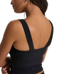 The Vuori Womens Elevation Square Neck Vest in Black Heather