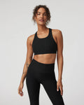 Elevation Racer Bra in Black Heather