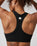 Elevation Racer Bra in Black Heather