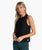 The Vuori Womens Energy Tank Top in Black