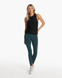 The Vuori Womens Energy Tank Top in Black