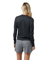 The Vuori Womens Daydream Sweatshirt in Black Heather