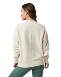 The Vuori Womens Sedona Weekender Sweatshirt in Milkweed