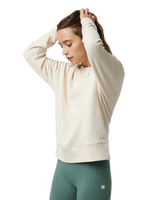 The Vuori Womens Sedona Weekender Sweatshirt in Milkweed