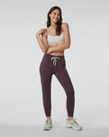 Performance Joggers in Elderberry Heather