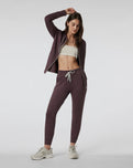 Performance Joggers in Elderberry Heather