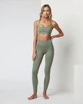 The Vuori Womens AllTheFeels™ Leggings in Vintage Pistachio