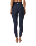 The Vuori Womens Clean Elevation Leggings in Midnight Heather