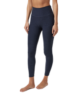 The Vuori Womens Clean Elevation Leggings in Midnight Heather