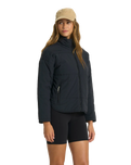 The Vuori Womens Canyon Insulated Jacket in Black