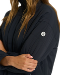 The Vuori Womens Canyon Insulated Jacket in Black