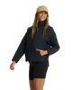 The Vuori Womens Canyon Insulated Jacket in Black