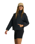 The Vuori Womens Canyon Insulated Jacket in Black