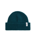 The Wrangler Mens Sign Off Beanie in Deep Teal Green