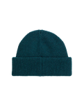 The Wrangler Mens Sign Off Beanie in Deep Teal Green