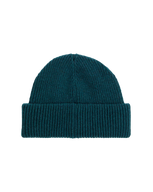 The Wrangler Mens Sign Off Beanie in Deep Teal Green