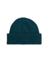 The Wrangler Mens Sign Off Beanie in Deep Teal Green