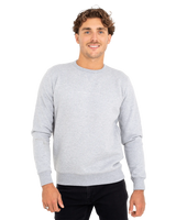 The Salt Water Seeker Mens Block Art Sweatshirt in Athletic Heather