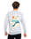 The Salt Water Seeker Mens Block Art Sweatshirt in Athletic Heather