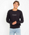 The Salt Water Seeker Mens Cove Sweatshirt in Black