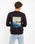 The Salt Water Seeker Mens Cove Sweatshirt in Black