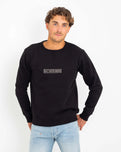 The Salt Water Seeker Mens Shutter Sweatshirt in Black