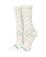 The Stance Womens Wiggles 'n' Squiggles Socks in Off White