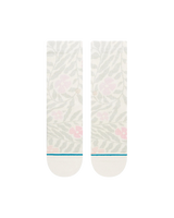 The Stance Womens Wiggles 'n' Squiggles Socks in Off White