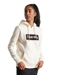 The Superdry Womens Core Logo Patina Hoodie in Cream