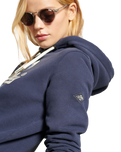 The Superdry Womens Vintage Itago Hoodie in Lauren Navy