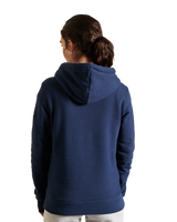 The Superdry Womens Core Logo Hoodie in Navy